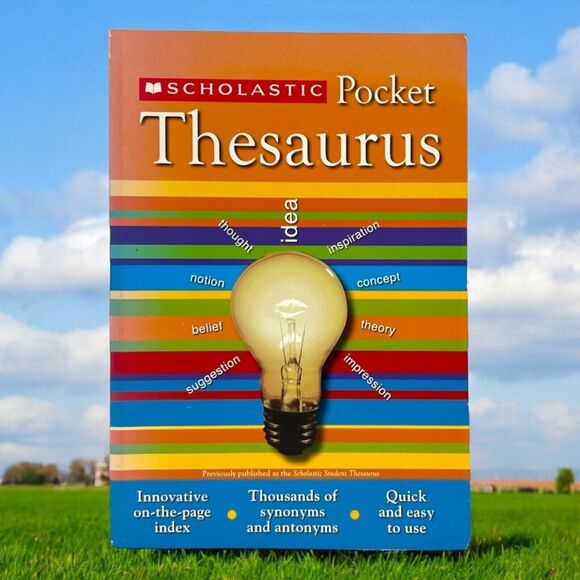 Scholastic Pocket Thesaurus (SCHOLASTIC REFERENCE) Paperback Book Student School - Picture 9 of 12
